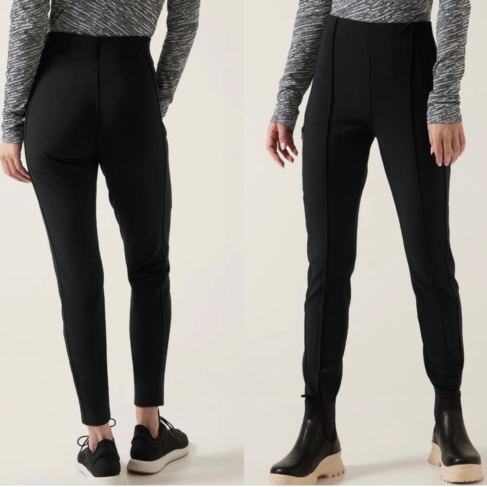 NEW Athleta Glacier Snow Skinny Pant II in black size 12
